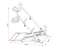 Diablo Chairs X-Drive Mini czarno-biały - 1364744 - zdjęcie 6